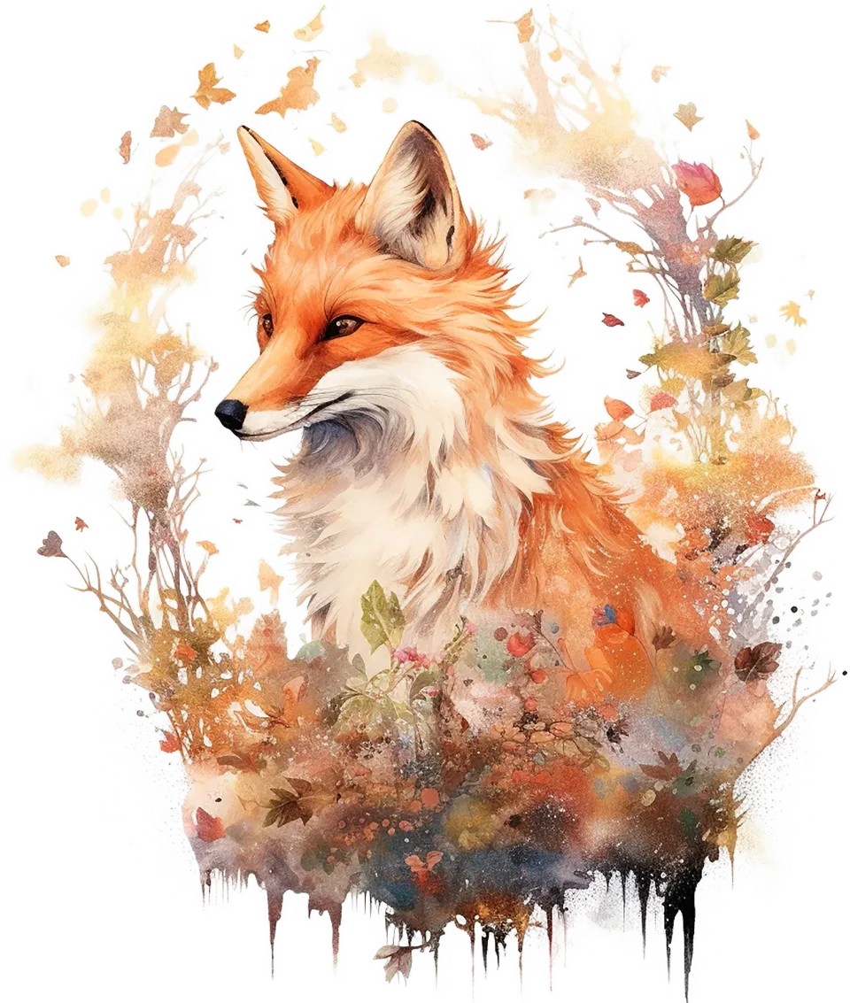 Avery Lane Gifts Red Fox pudebetræk bomuld ræv