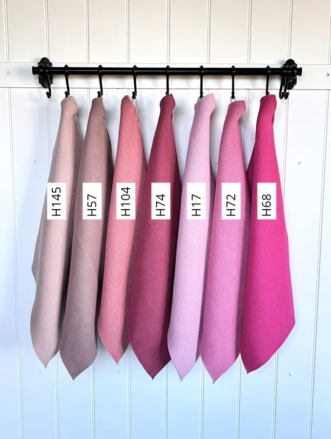 Solwang Pink håndklæde 1 stk strikket bomuld