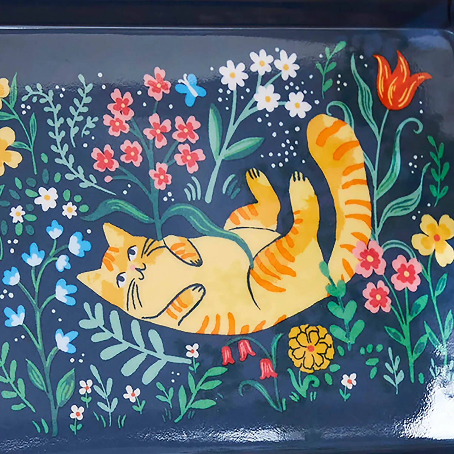 Ulster Weavers Marmalade Meadow bakke navy 21x14cm