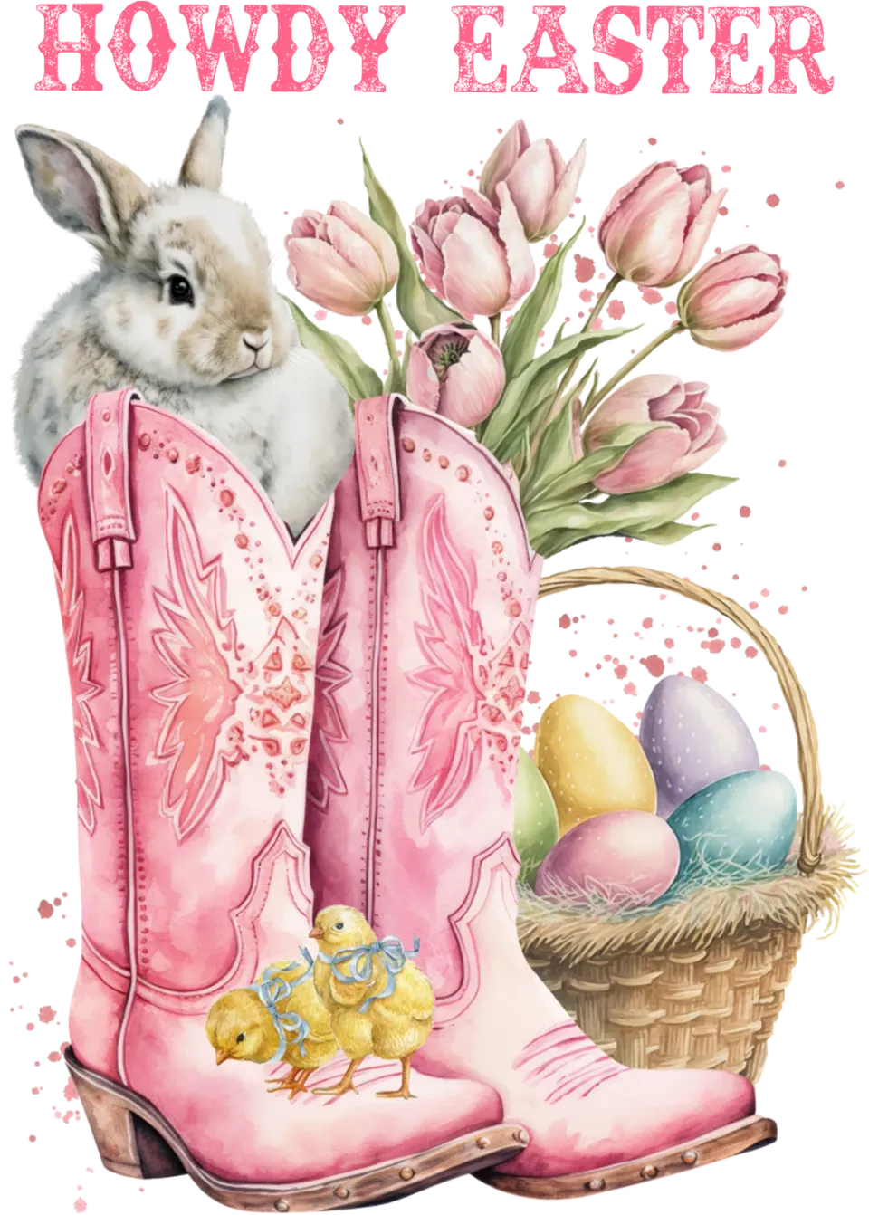 Avery Lane Gifts Howdy Easter Cowboy Boots pynt western