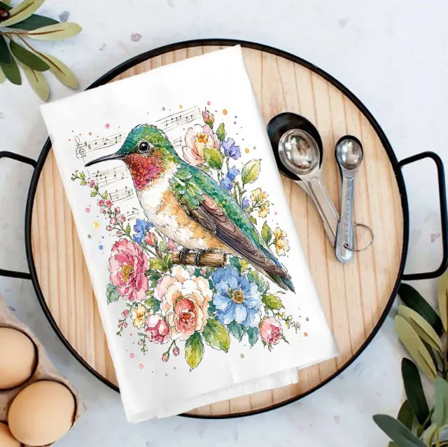 Avery Lane Gifts Spring Hummingbirds tehåndklæde 69x69