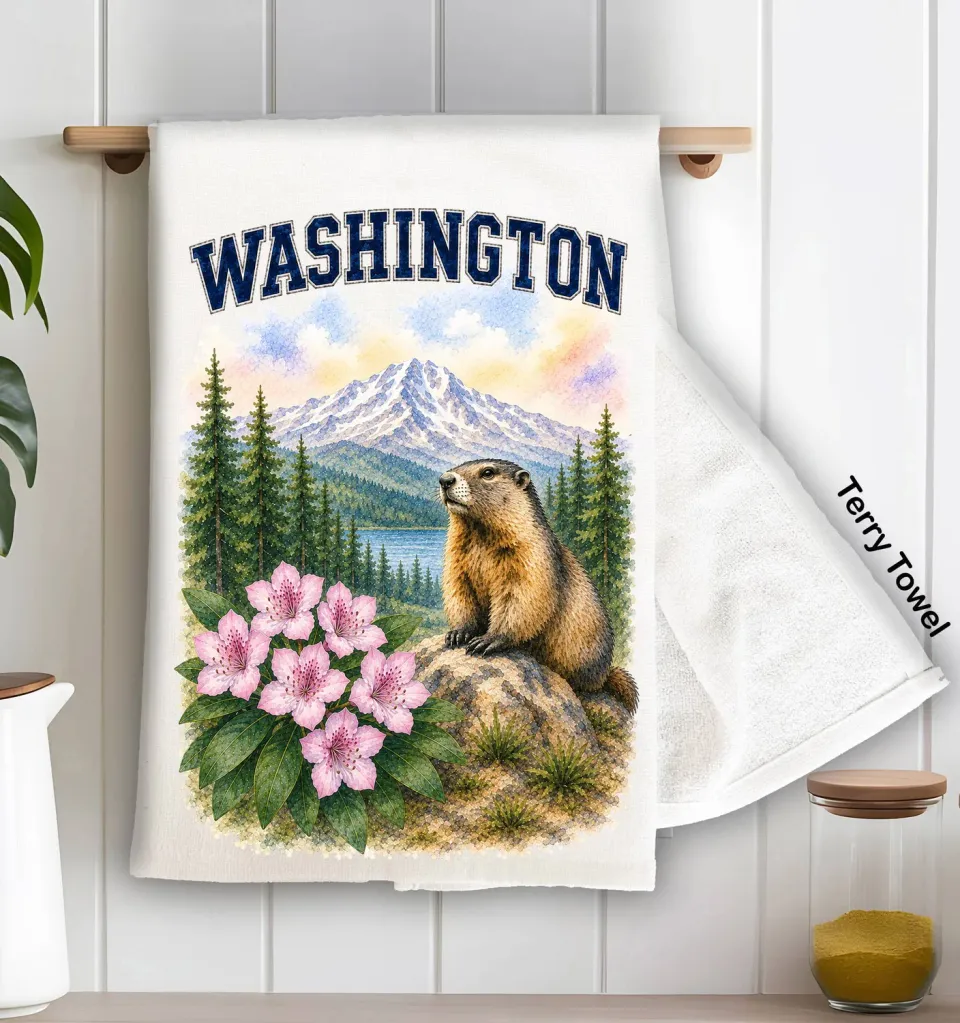Avery Lane Gifts Washington Bird viskestykke 71x46 cm bomuld