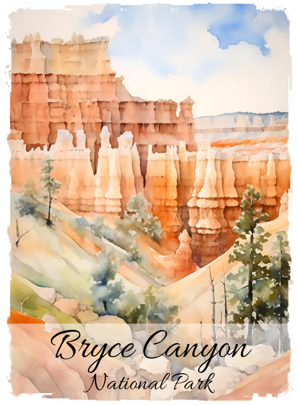 Avery Lane Gifts Bryce Canyon National Park vægbillede Utah