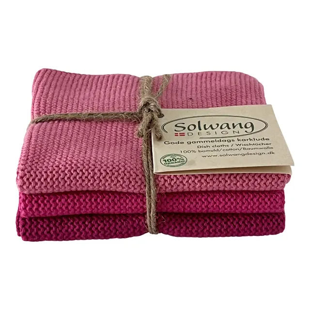 Solwang karklude pink kombi 3 stk økologisk