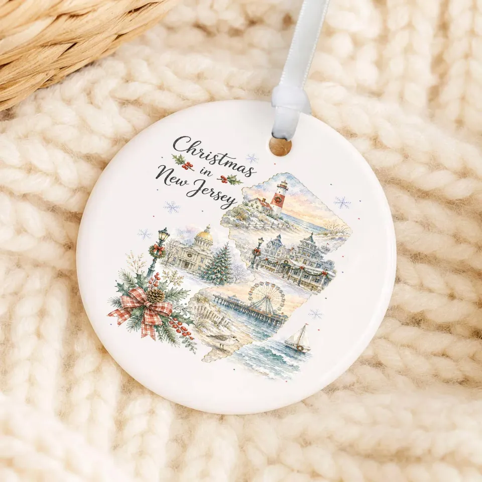 Avery Lane Gifts Christmas New Jersey julepynt porcelæn