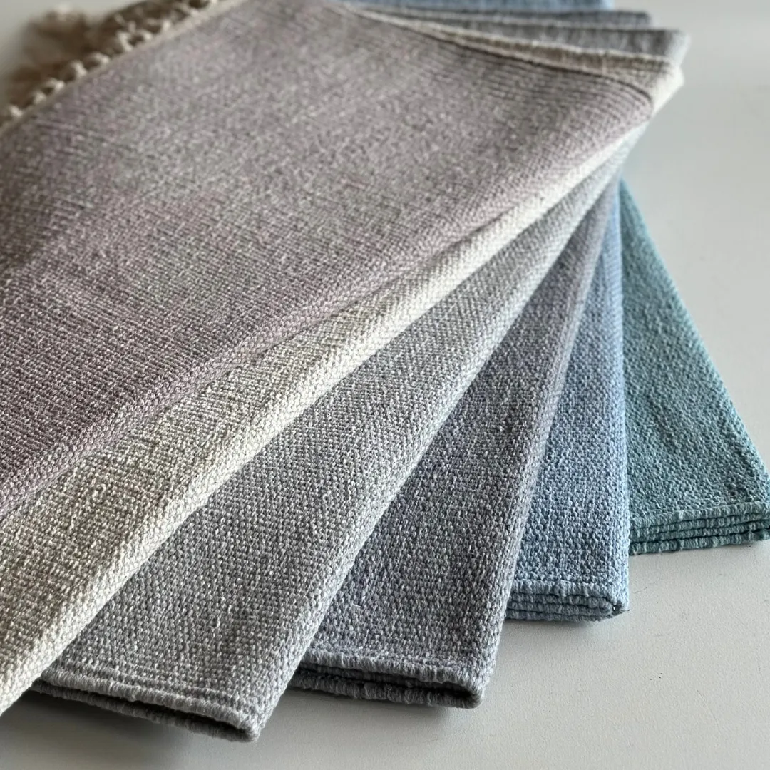 AspEgren Melange gulvløber Mauve 70x130 bomuld