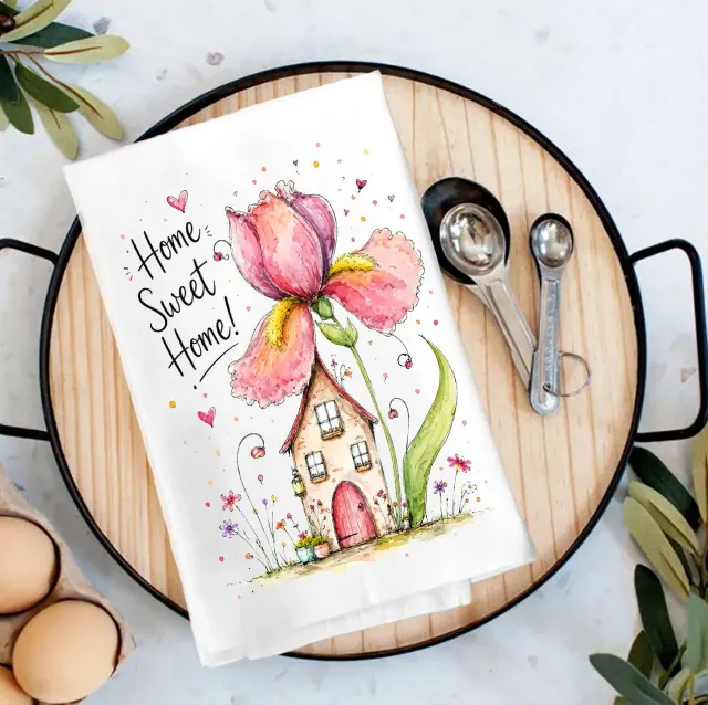 Avery Lane Gifts Home Sweet Home viskestykke bomuld 69 cm
