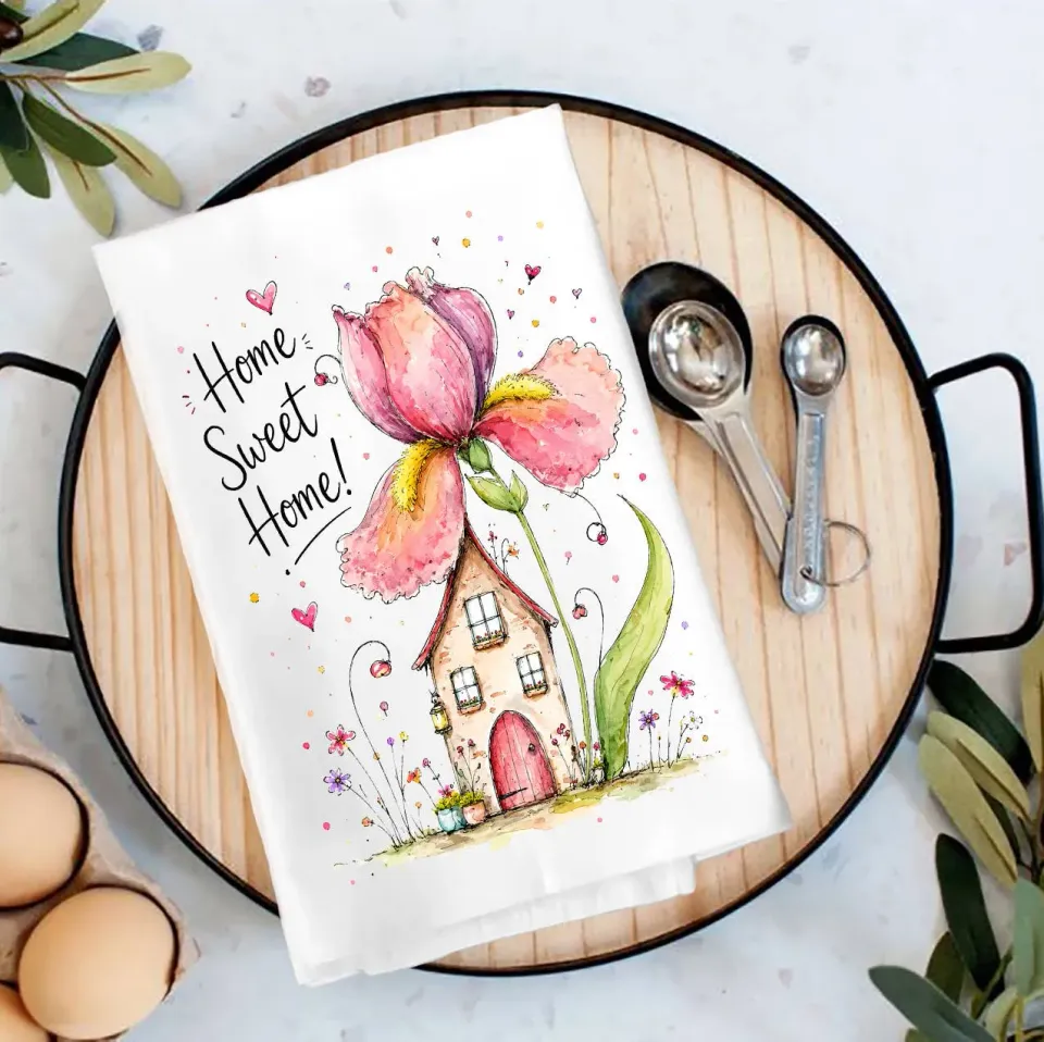 Avery Lane Gifts Home Sweet Home viskestykke bomuld 69 cm
