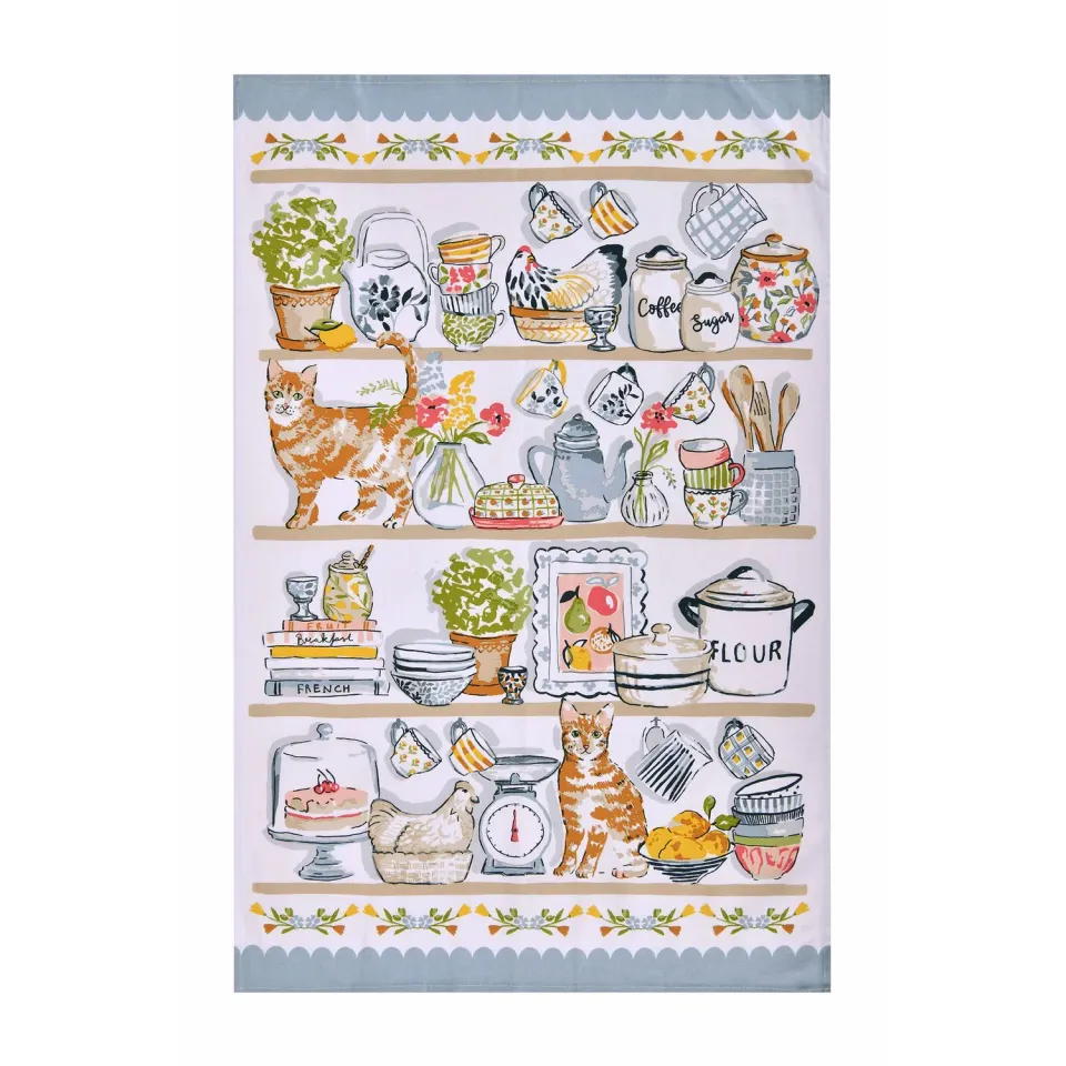 Ulster Weavers Pantry Cats viskestykke flerfarvet 74x48 cm