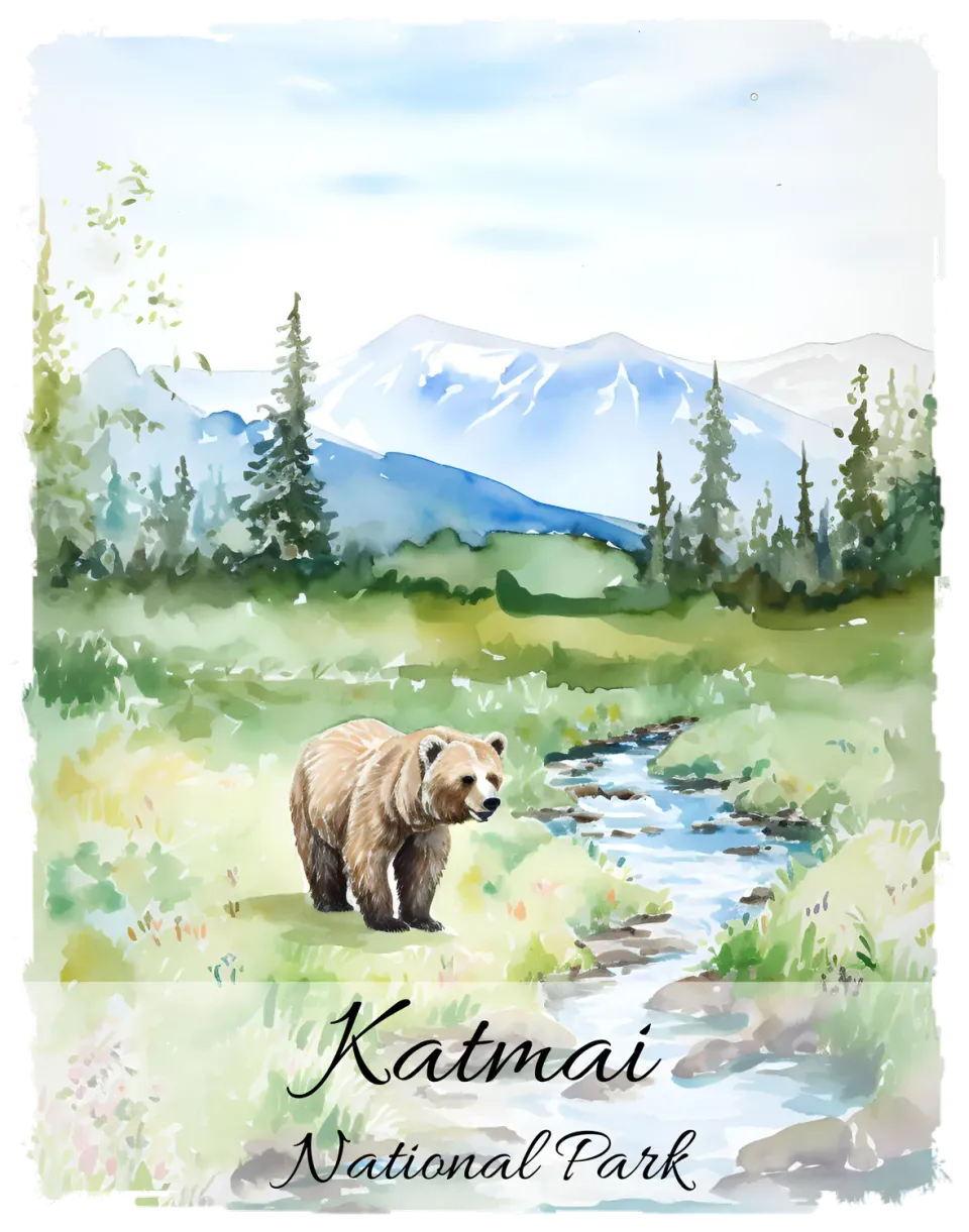 Avery Lane Gifts Katmai National Park souvenir Alaska