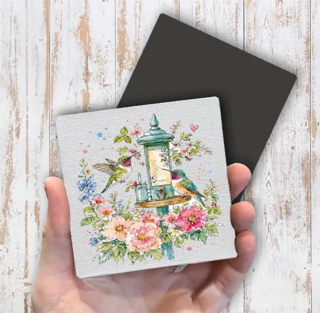 Avery Lane Gifts Spring Flowers køleskabsmagnet 10x10 cm