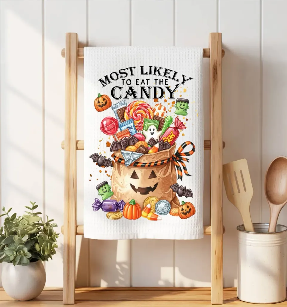 Avery Lane Gifts Halloween viskestykke vaffel 41x36 cm