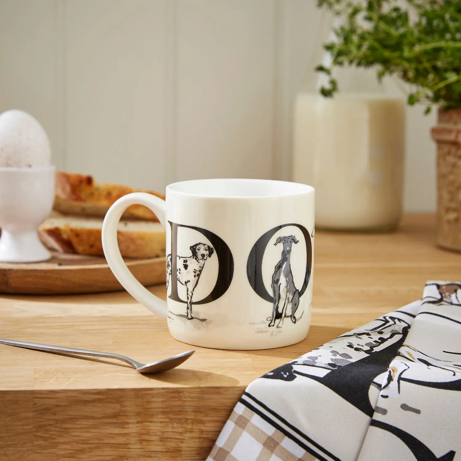 Ulster Weavers Country Dogs krus brun bone china