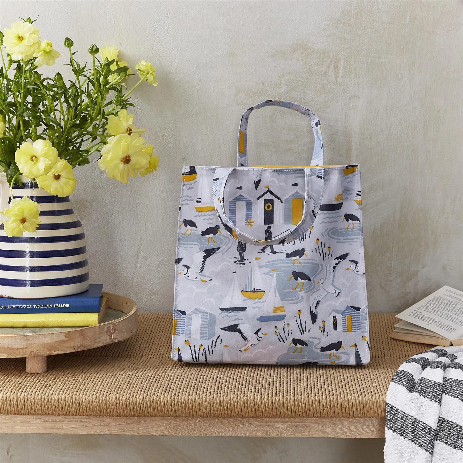 Ulster Weavers Seashore PVC taske lille blå 25 cm