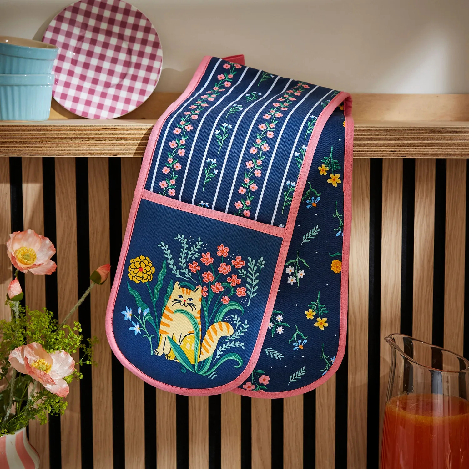 Ulster Weavers Marmalade Meadow ovnhandske dobbelt navy