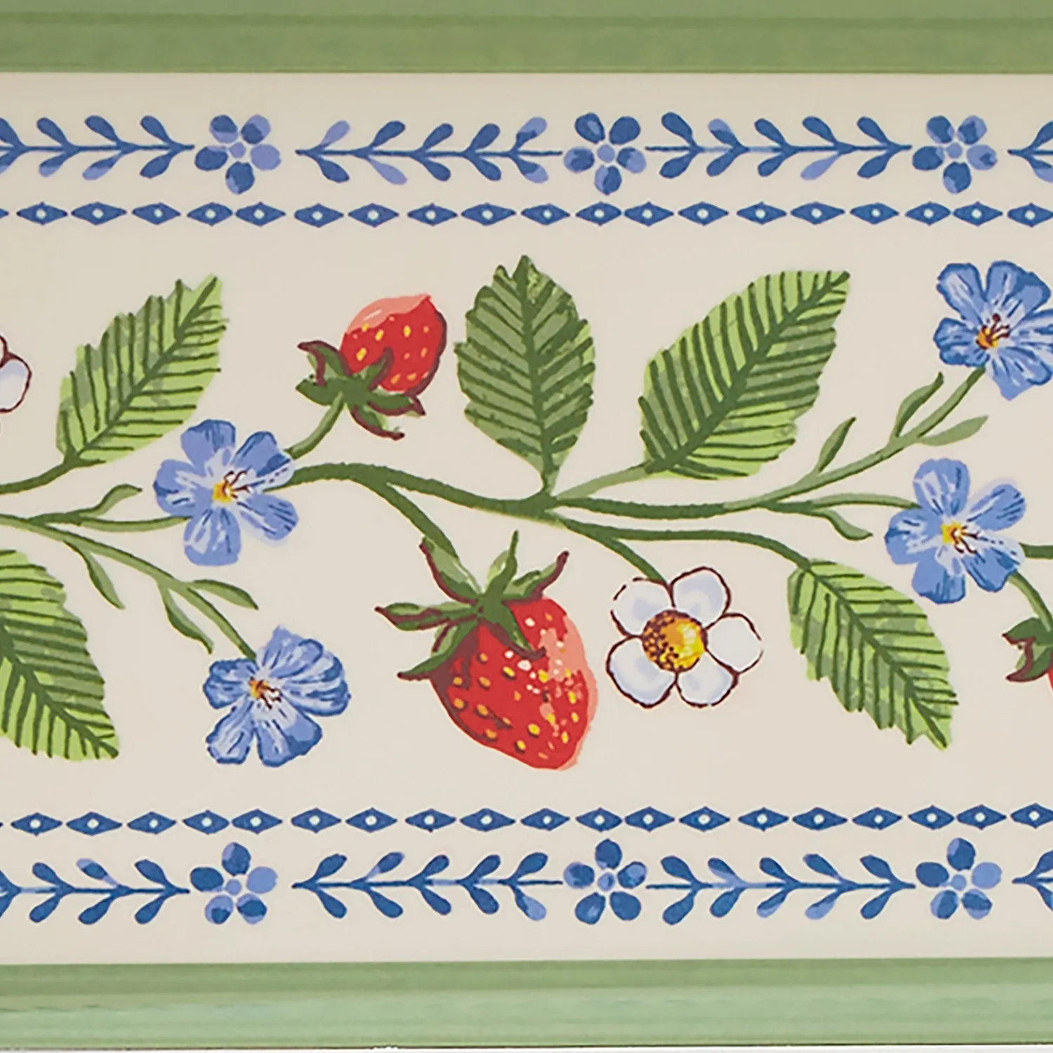 Ulster Weavers Strawberry Patch bakke 39x17cm grøn