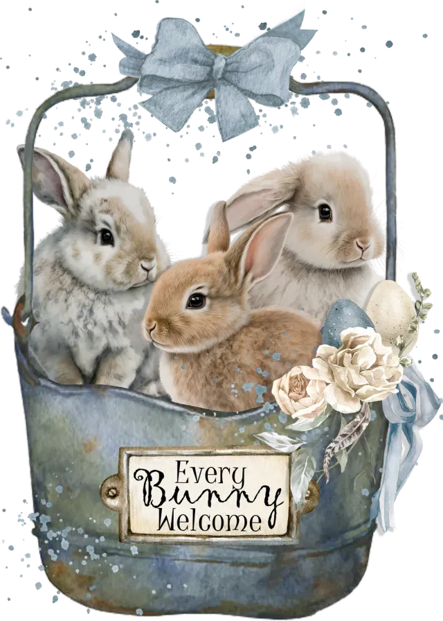 Avery Lane Gifts Every Bunny Welcome påskeskilt farmhouse