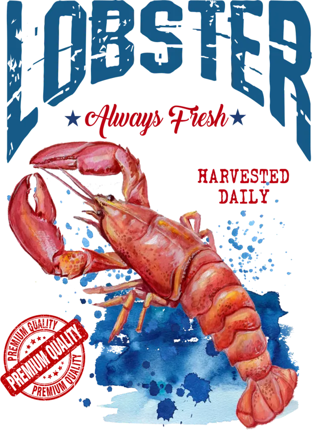 Avery Lane Always Fresh Lobster Maine kystskilt
