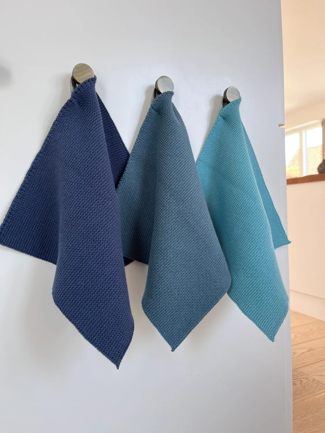 Solwang karklude Blue Peacock 3 stk økologisk bomuld