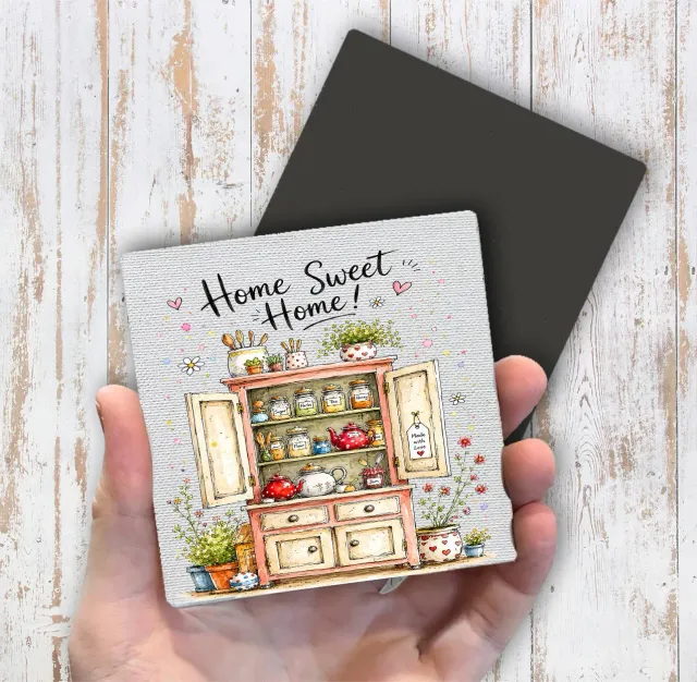 Avery Lane Gifts Home Sweet Home køleskabsmagnet 10x10 cm