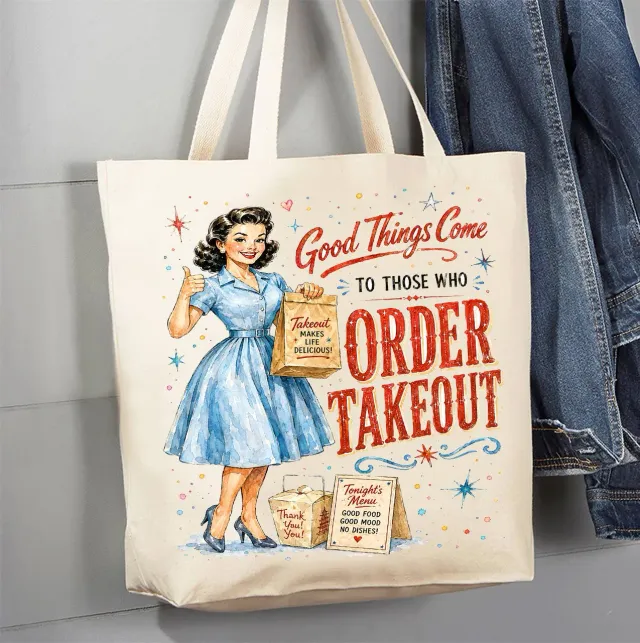 Avery Lane Gifts Takeout Good Things mulepose bomuld