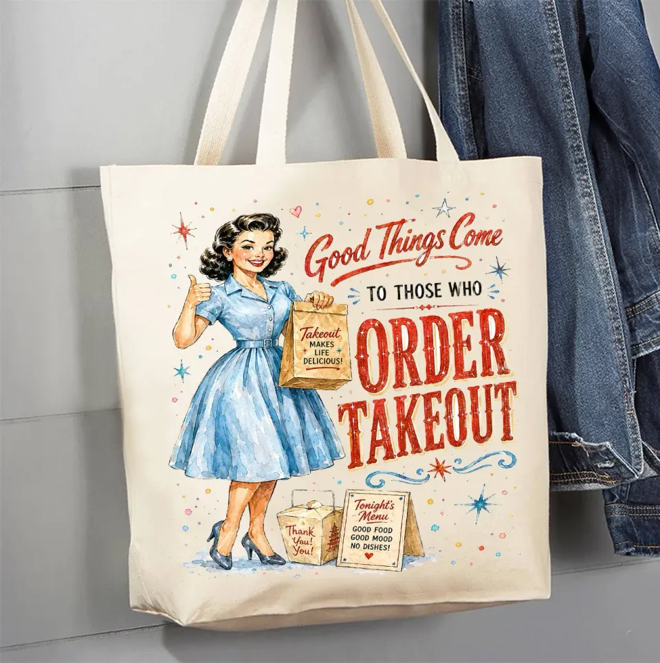 Avery Lane Gifts Takeout Good Things mulepose bomuld