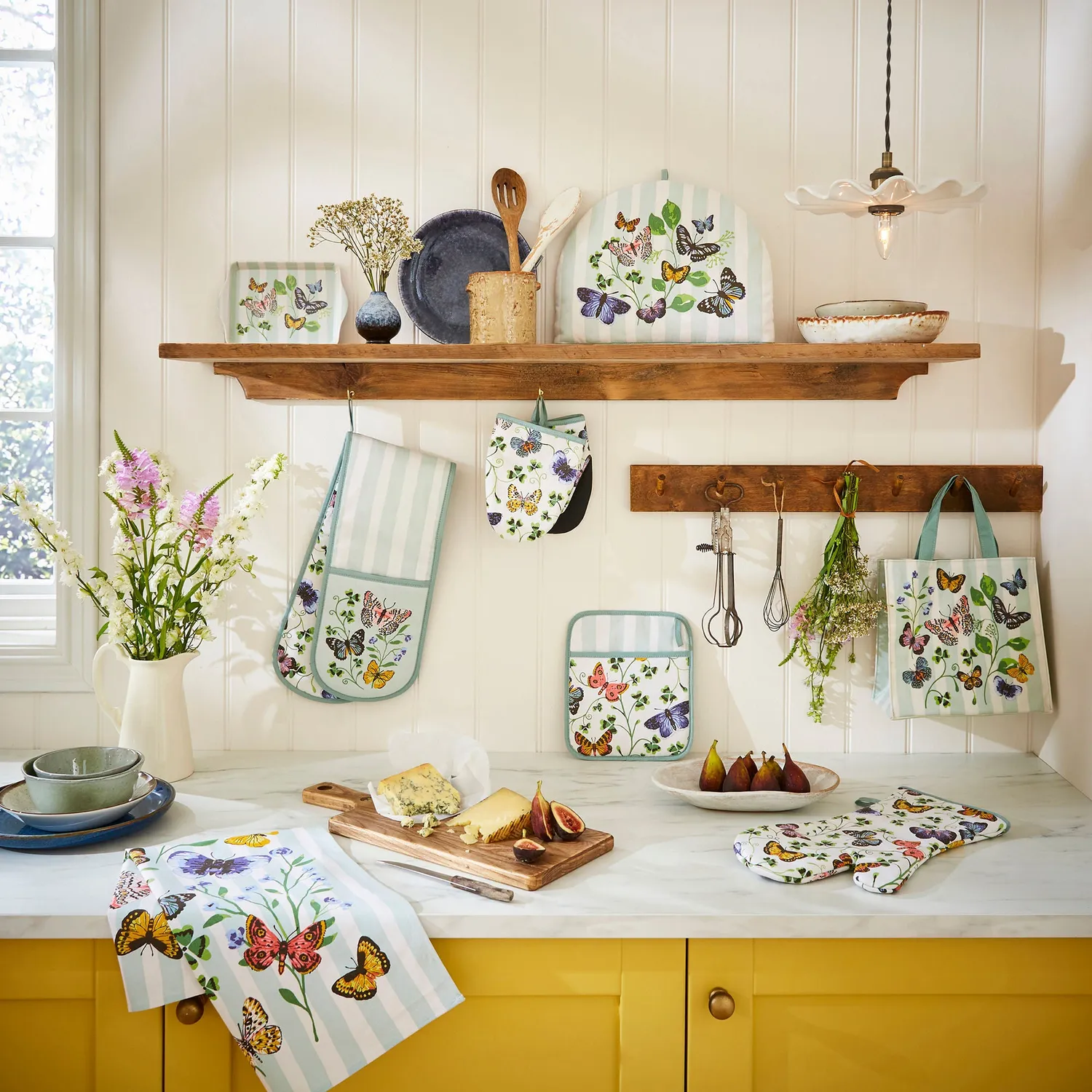 Ulster Weavers Butterfly Grove serveringsbakke blå