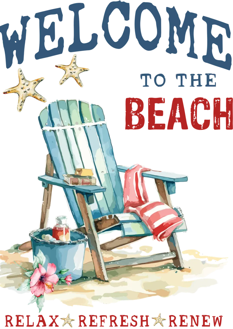 Avery Lane Gifts Coastal Welcome Beach haveflag