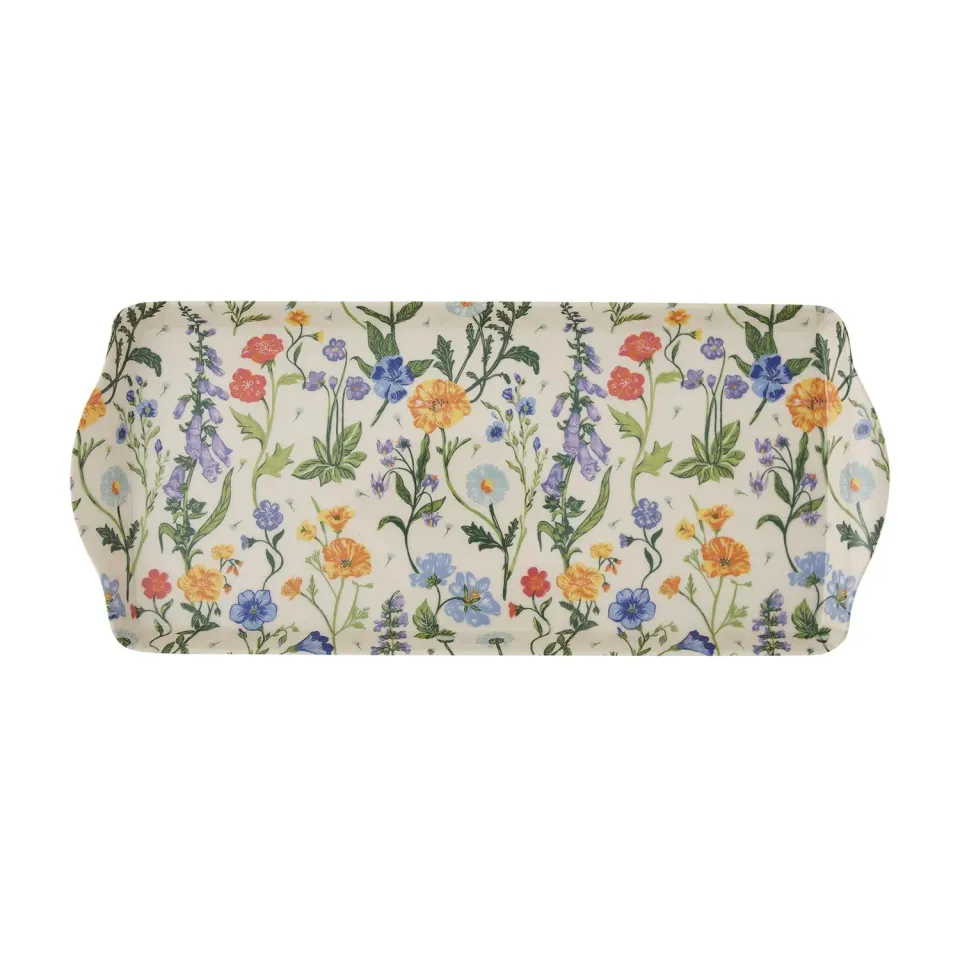 Ulster Weavers Cottage Garden serveringsbakke lille flerfarvet