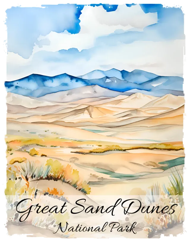 Avery Lane Gifts Great Sand Dunes Colorado souvenir nationalpark