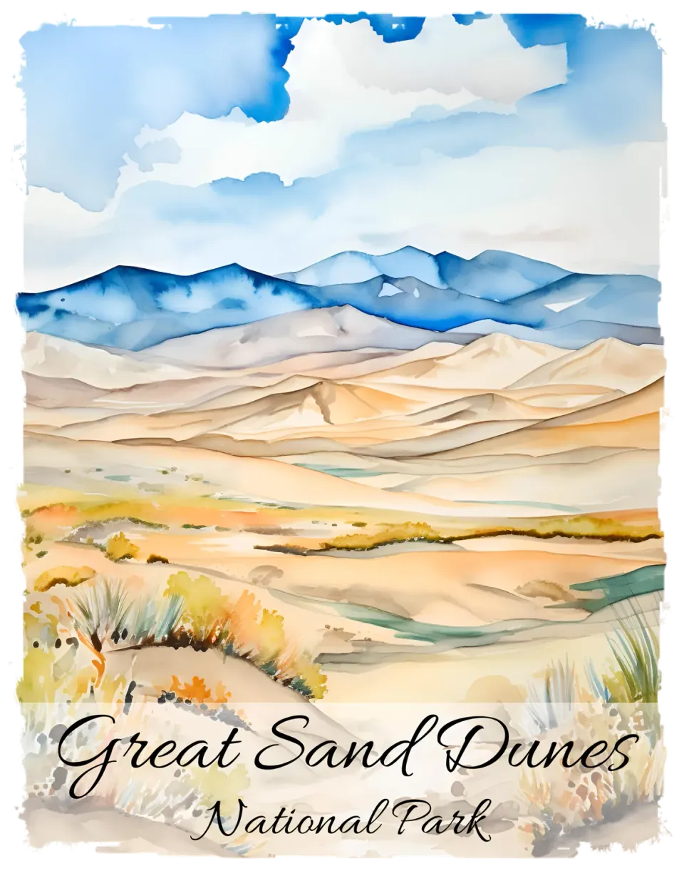 Avery Lane Gifts Great Sand Dunes Colorado souvenir nationalpark