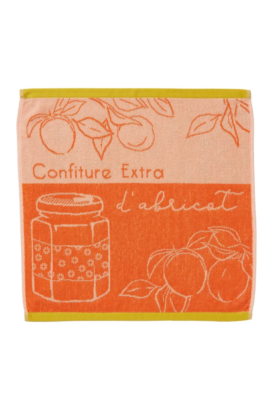 Coucke Apricot Delight håndklæde 50x50 cm orange