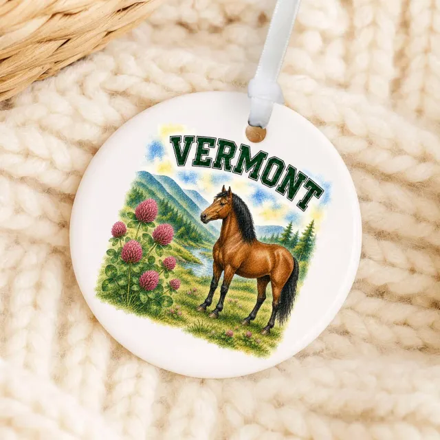 Avery Lane Gifts Vermont ornament porcelæn 7,6 cm