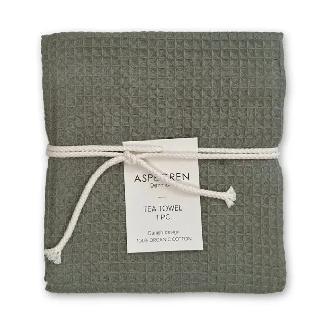 Aspegren North viskestykke Olive 50x70 cm bomuld