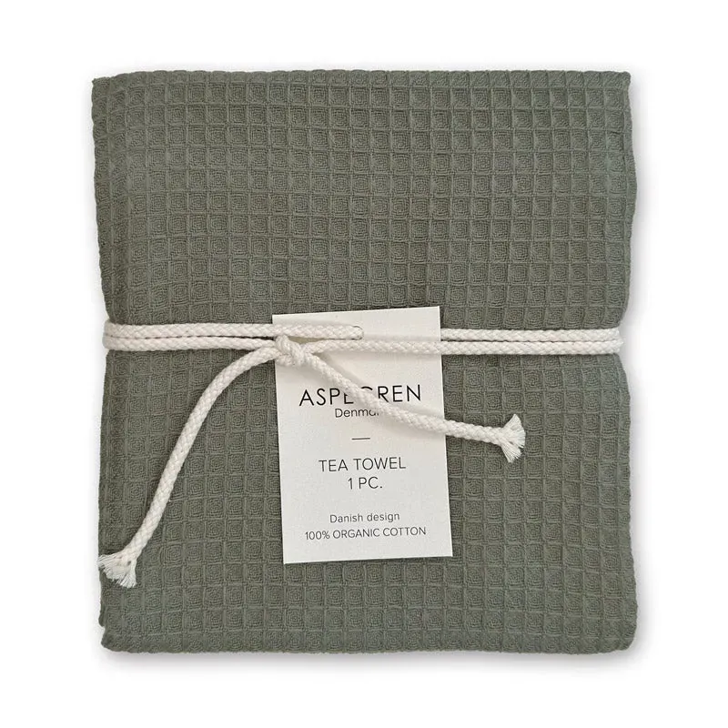Aspegren North viskestykke Olive 50x70 cm bomuld