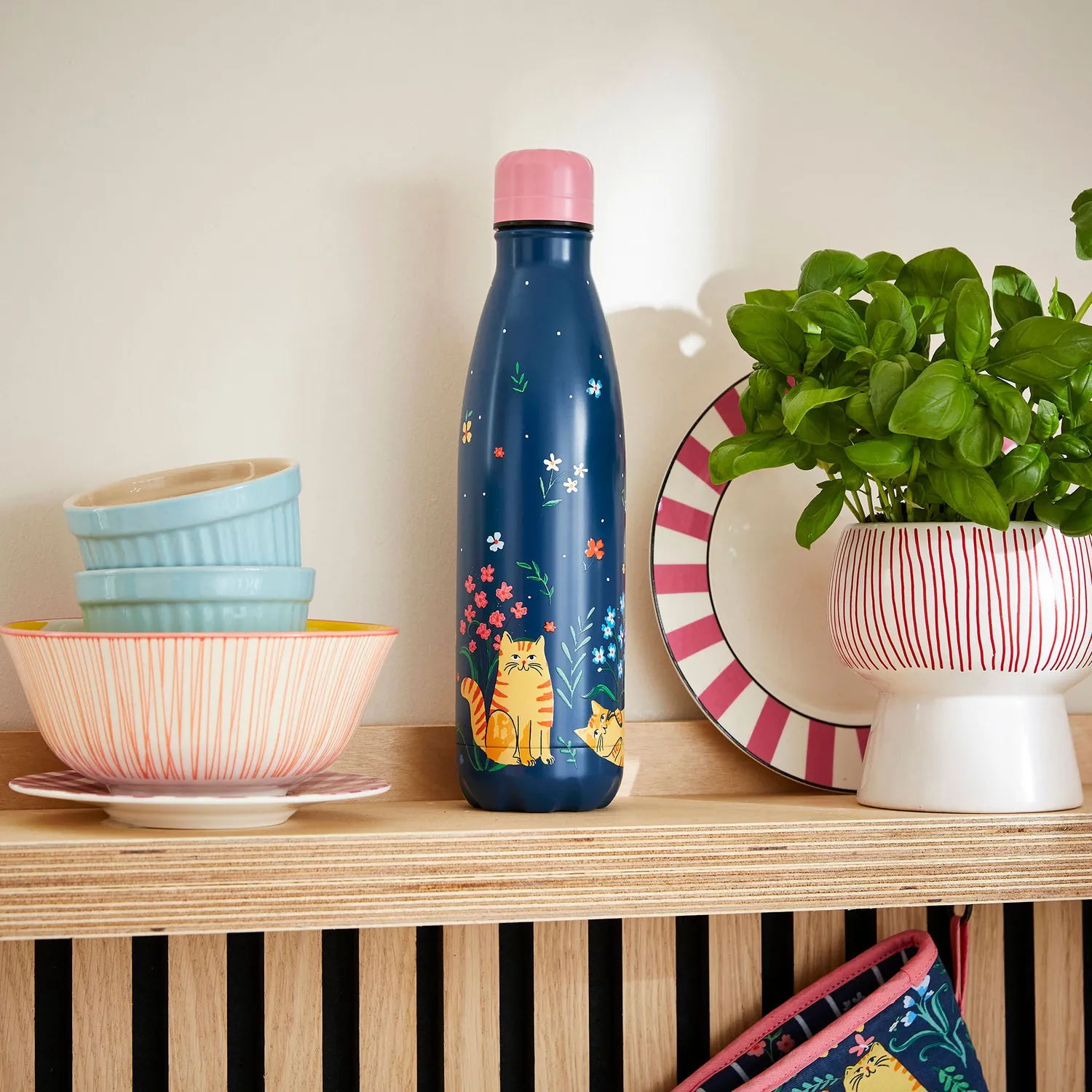 Ulster Weavers Marmalade Meadow drikkedunk navy stål