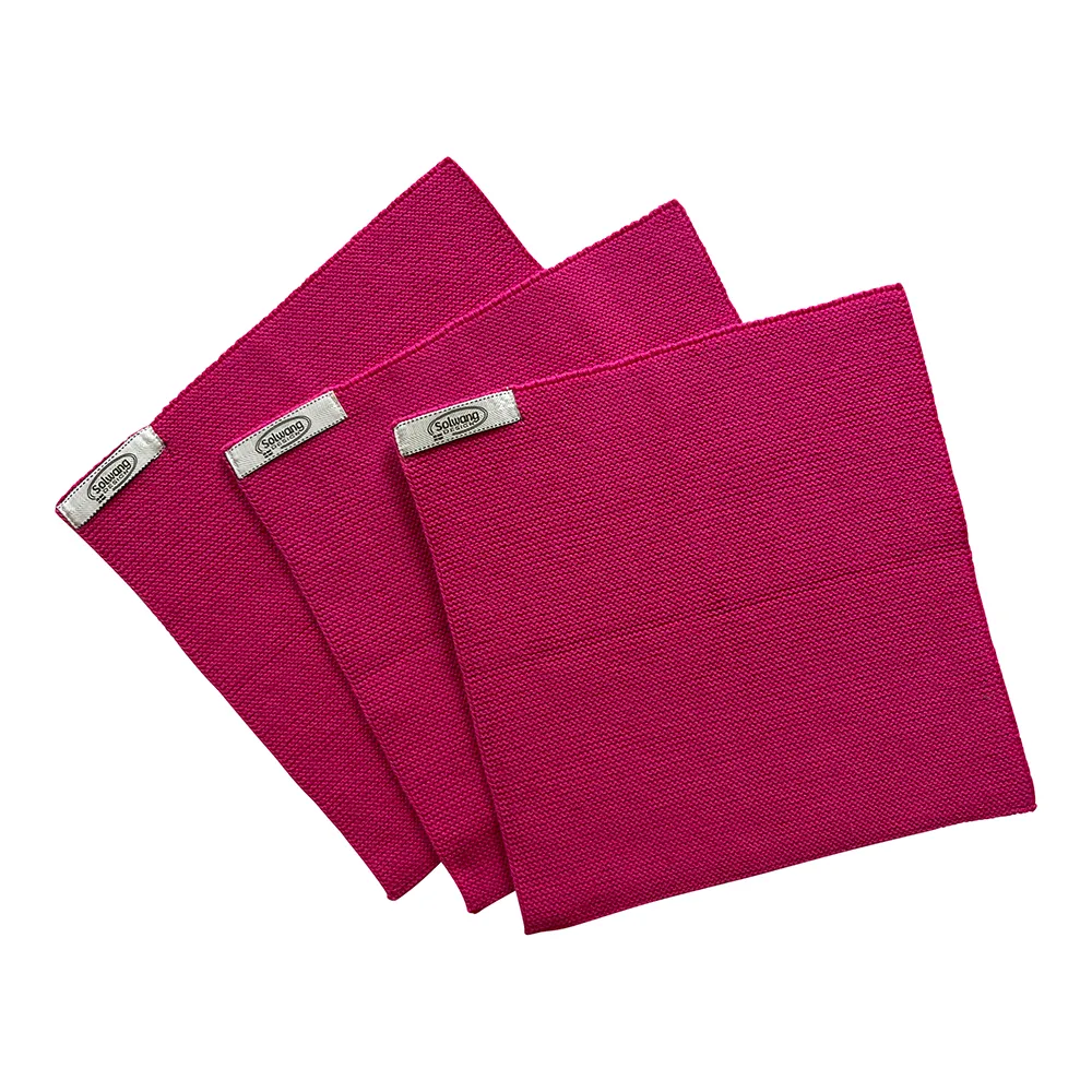 Solwang karklud pink strikket økologisk 3 stk