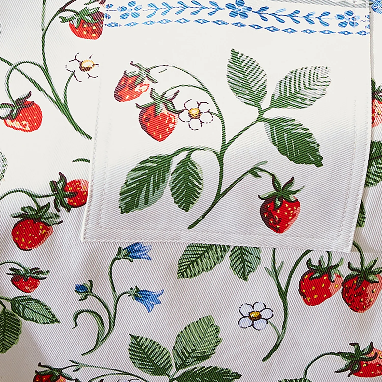 Ulster Weavers Strawberry Patch forklæde grøn jordbær