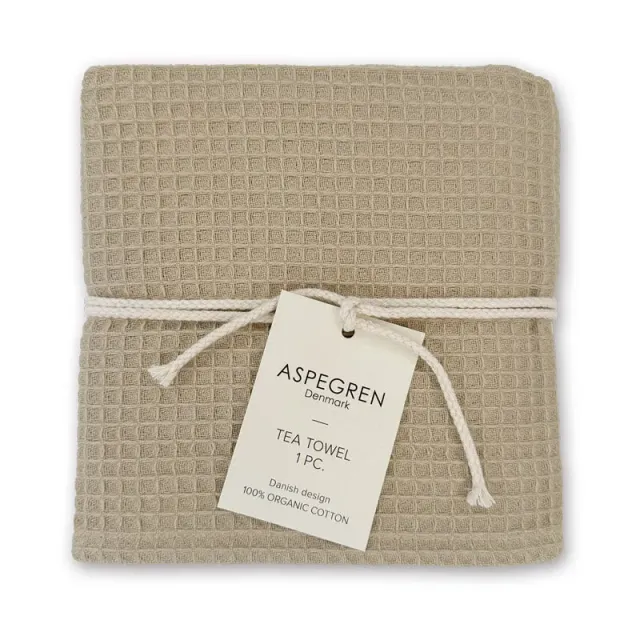 AspEgren North viskestykke 50x70 cm khaki bomuld