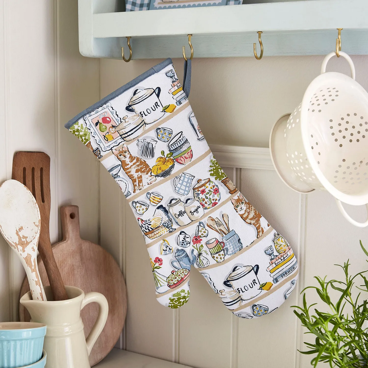 Ulster Weavers Pantry Cats ovnhandske lang bomuld