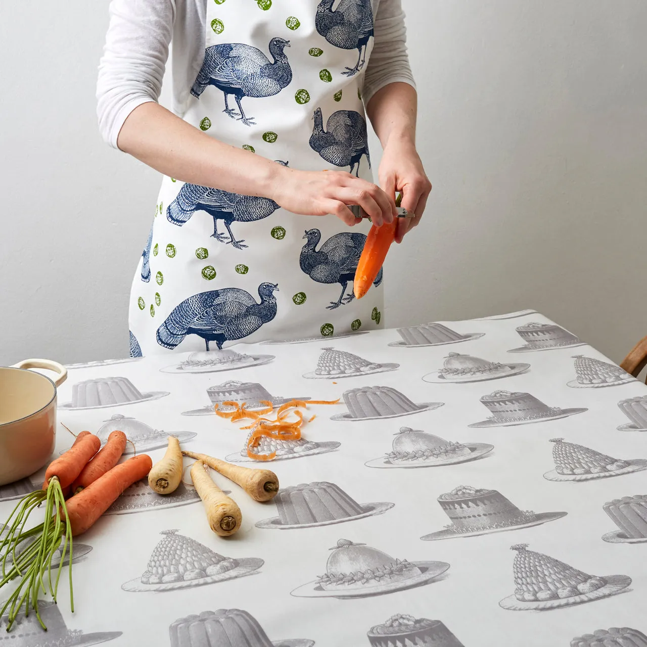 Thornback & Peel Turkey & Sprout forklæde 100% bomuld