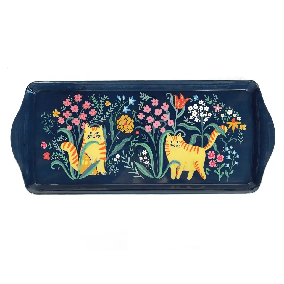 Ulster Weavers Marmalade Meadow serveringsbakke navy 39x17 cm