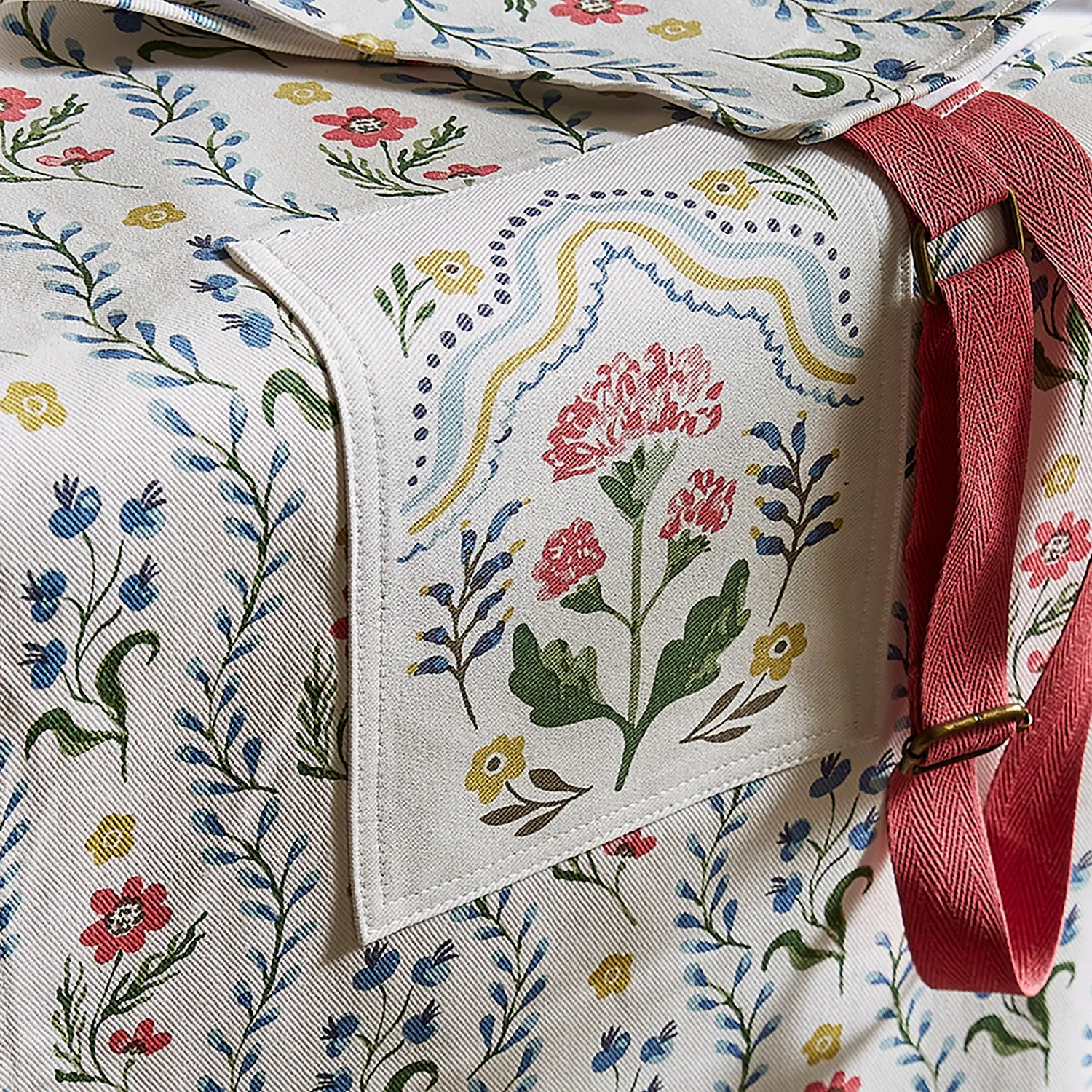 Ulster Weavers Boho Floral forklæde 100% bomuld flerfarvet