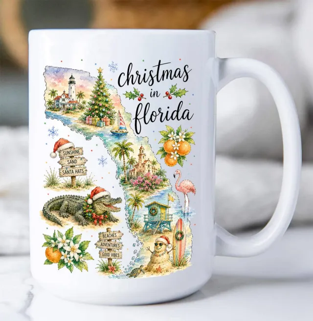 Avery Lane Gifts Christmas Florida krus 443 ml