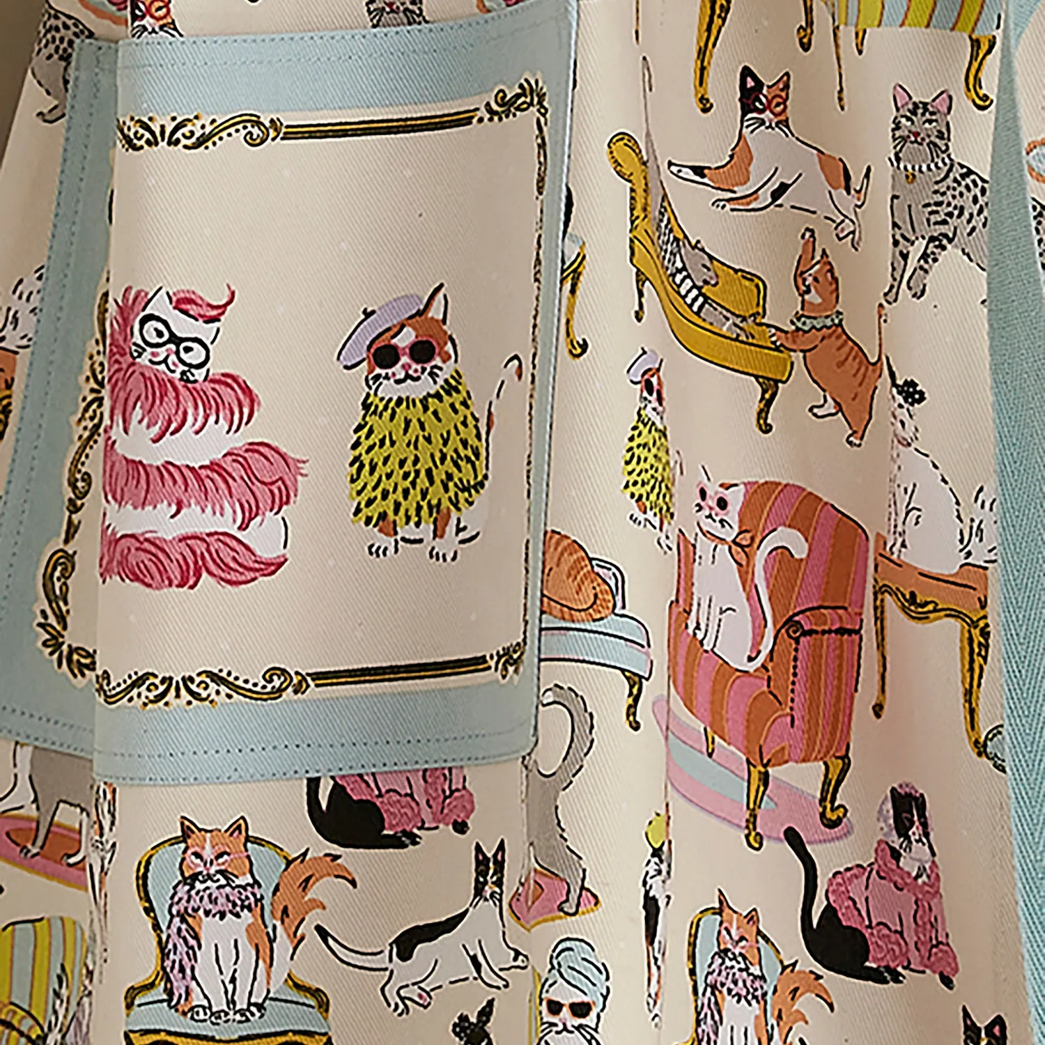 Ulster Weavers Cool Cats forklæde multifarvet bomuld