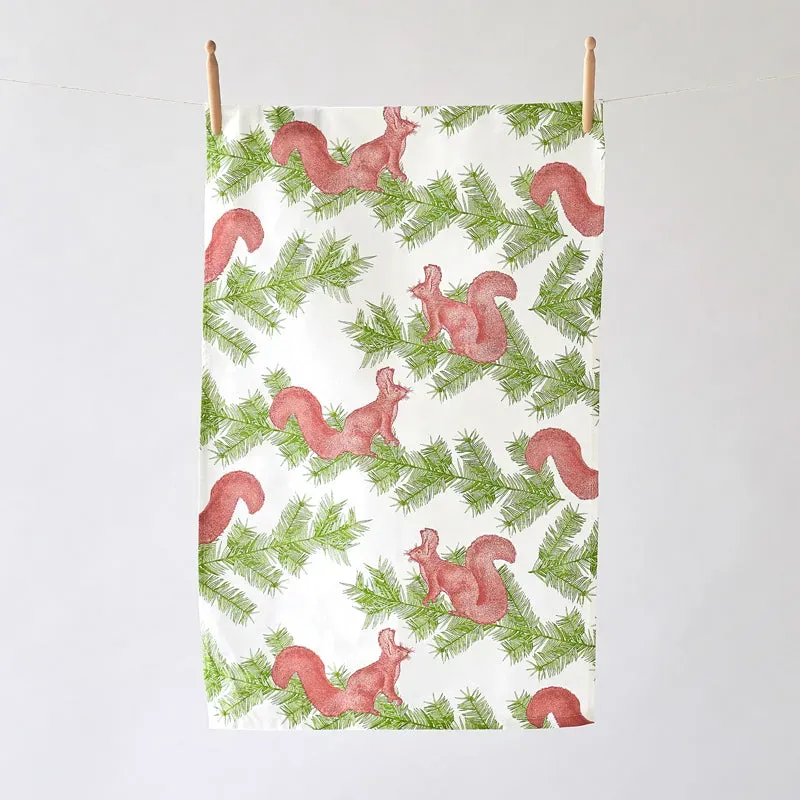Thornback & Peel Squirrel & Spruce viskestykke 47x77 bomuld