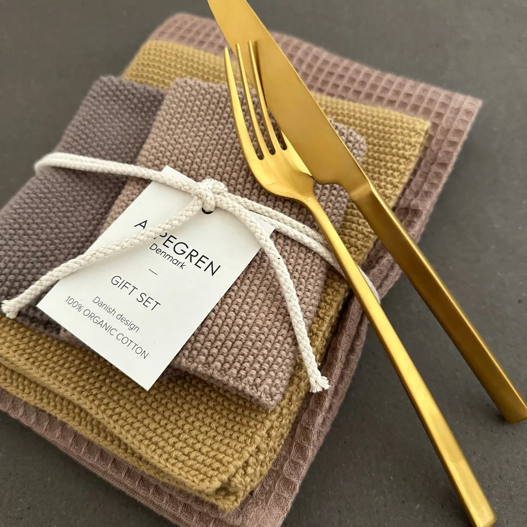AspEgren Ginger Bread køkkengavesæt 4 dele økologisk