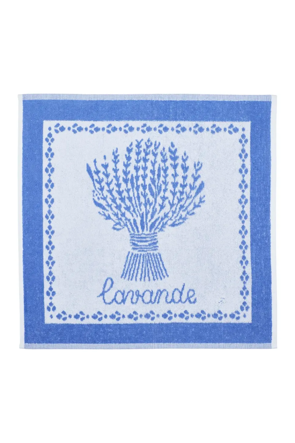 Coucke Lavender håndklæde 50x50 cm blå bomuld