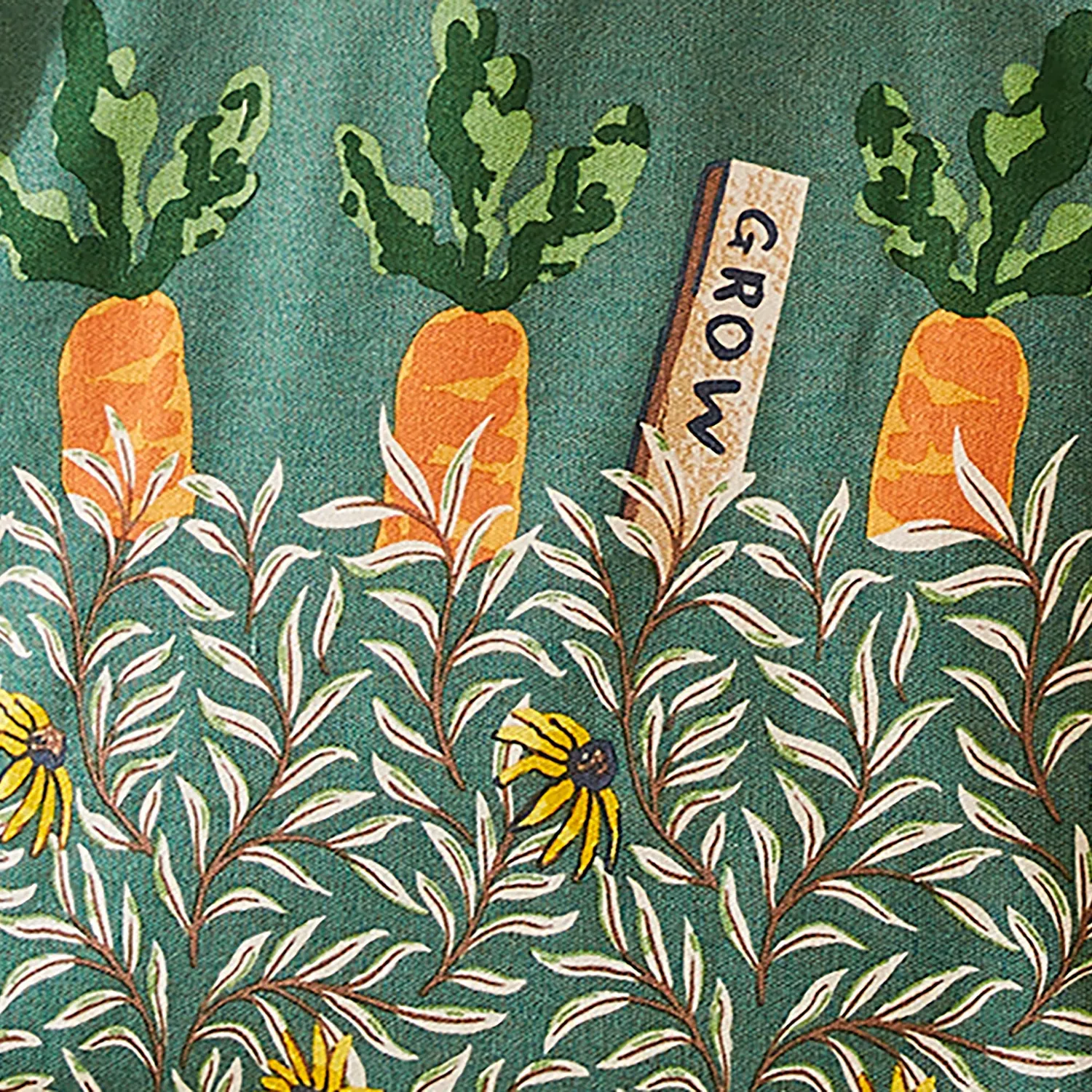 Ulster Weavers Time to Grow skuldertaske grøn canvas