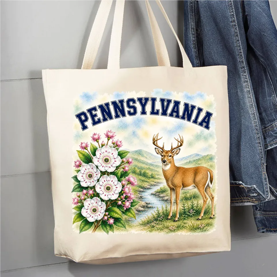 Avery Lane Gifts Pennsylvania Bird Animal mulepose canvas 40x38 cm